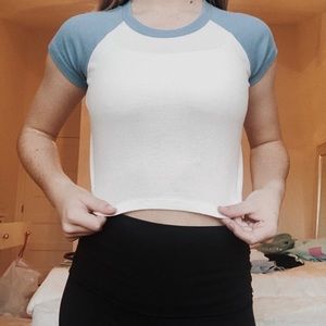 NWT Baseball Style Brandy Top